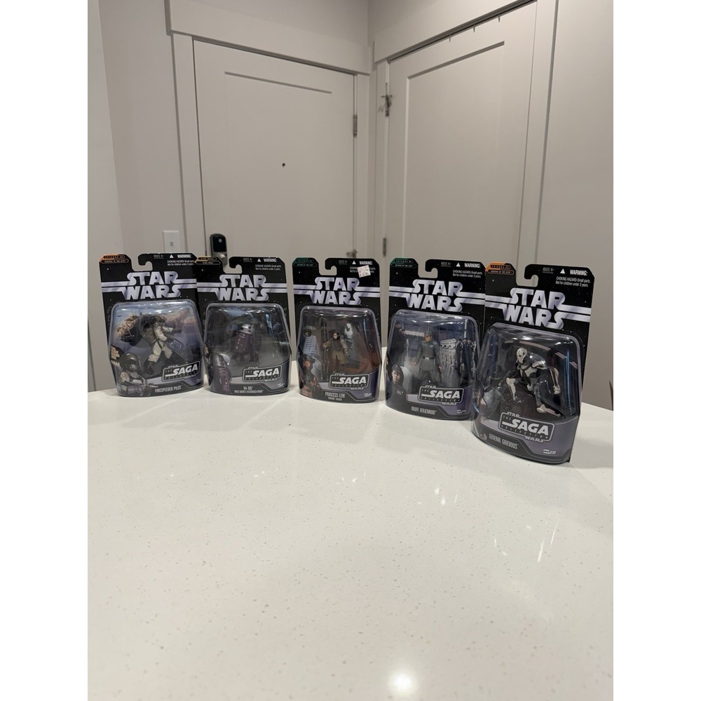 Start Wars The Saga Collection Lot Of 5